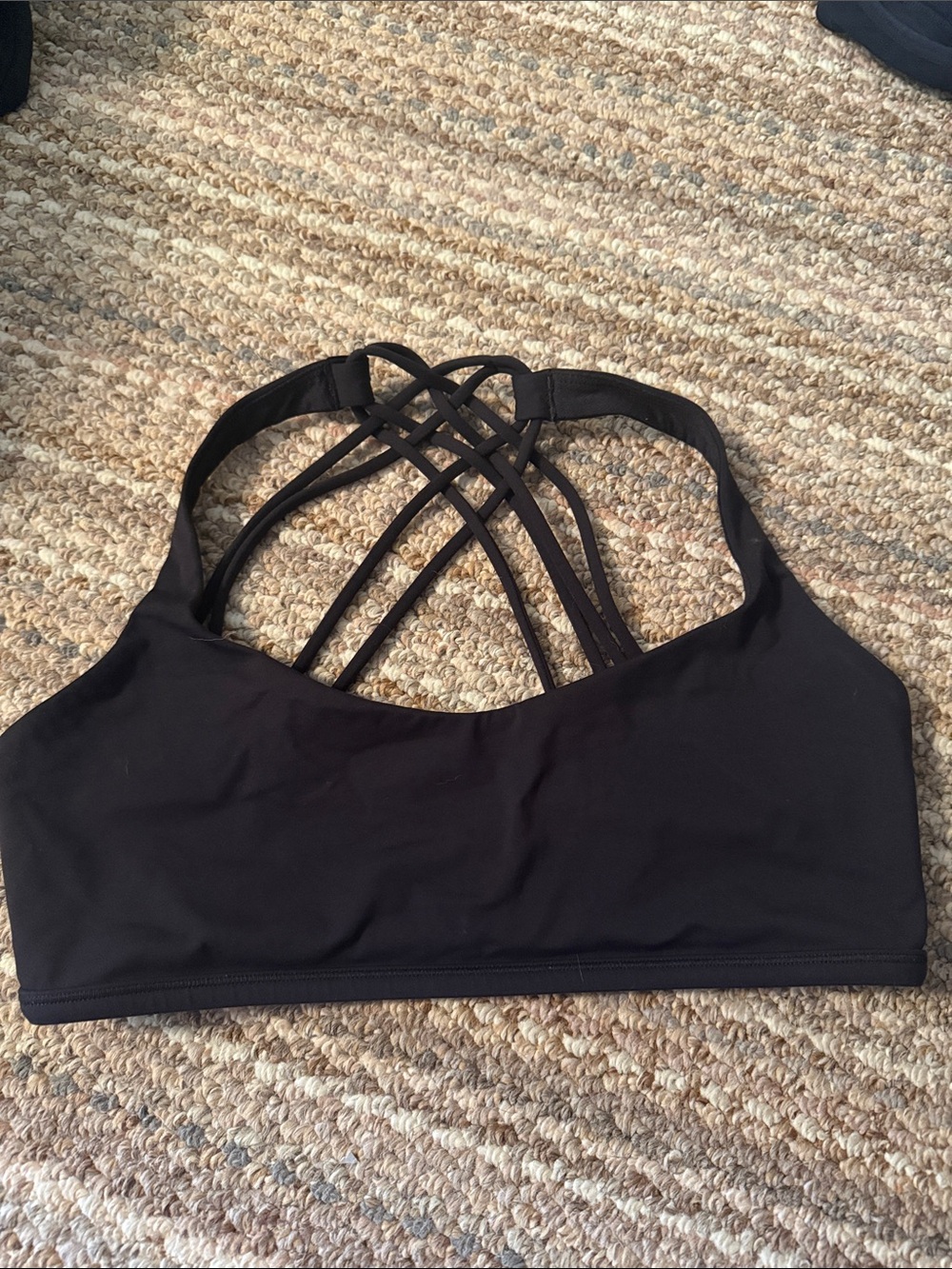Black lululemon Bralette- read details for size